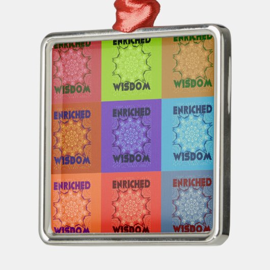 Hakuna Matata Wisdom Enriched Metalen Ornament (Links)