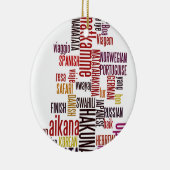 Hakuna Matata woord Keramisch Ornament (Rechts)