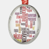 Hakuna Matata woord Metalen Ornament (Links)