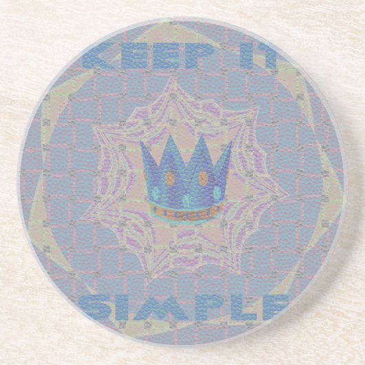 Hakuna matata zandsteen onderzetter (Voorkant)