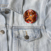 Hakuna Matata Zeesterontwerp Ronde Button 5,7 Cm (In situ)