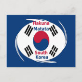 Hakuna Matata Zuid-Korea Art Print/Graphic Briefkaart (Voorkant)