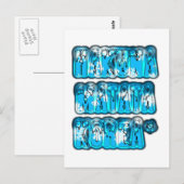 Hakuna Matata Zuid-Korea Art Print/Graphic Briefkaart (Voorkant / Achterkant)