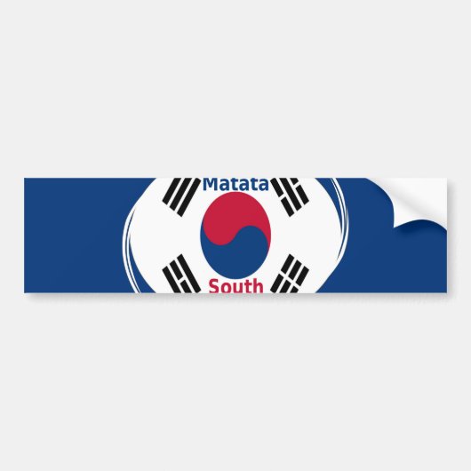 Hakuna Matata Zuid-Korea Art Print/Graphic Bumpersticker (Voorkant)