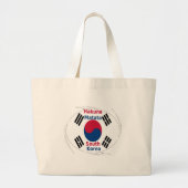 Hakuna Matata Zuid-Korea Art Print/Graphic Grote Tote Bag (Voorkant)