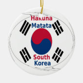 Hakuna Matata Zuid-Korea Art Print/Graphic Keramisch Ornament (Voorkant)