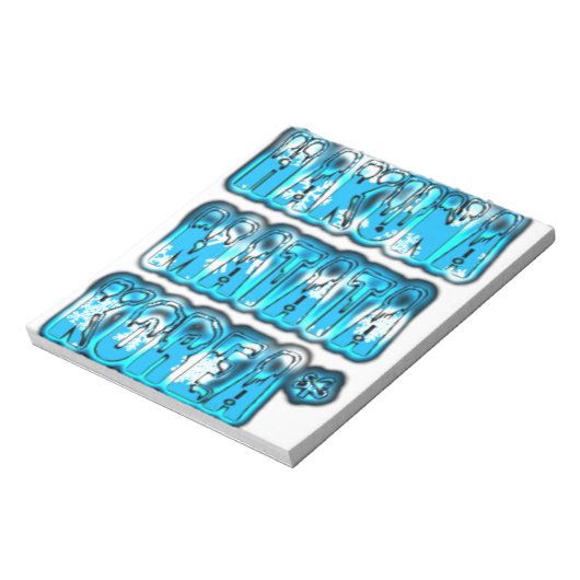 Hakuna Matata Zuid-Korea Art Print/Graphic Notitieblok (Linkerzijde)