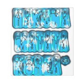 Hakuna Matata Zuid-Korea Art Print/Graphic Notitieblok (Voorkant)