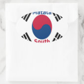 Hakuna Matata Zuid-Korea Art Print/Graphic Ovale Sticker (Tas)