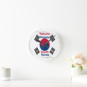 Hakuna Matata Zuid-Korea Art Print/Graphic Ronde Klok (Huis)