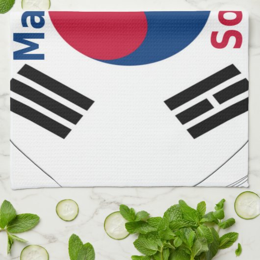 Hakuna Matata Zuid-Korea Art Print/Graphic Theedoek (Gevouwen)