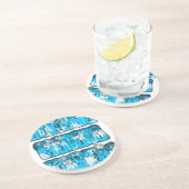 Hakuna Matata Zuid-Korea Art Print/Graphic Zandsteen Onderzetter (Zijkant)