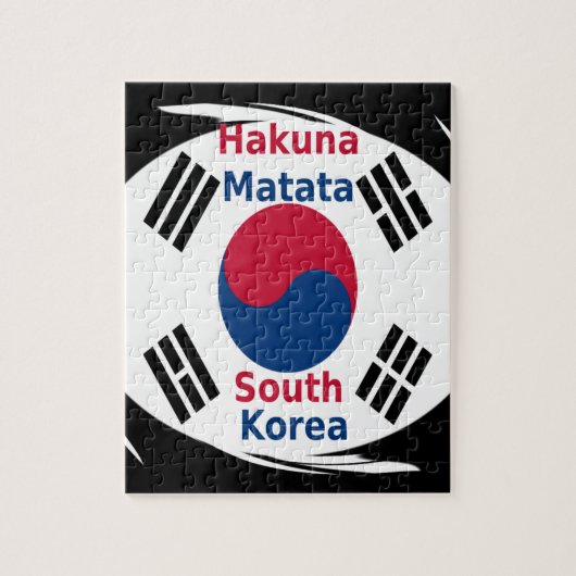 Hakuna Matata Zuid-Korea Legpuzzel (Verticaal)