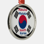 Hakuna Matata Zuid-Korea Metalen Ornament (Rechts)