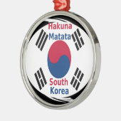 Hakuna Matata Zuid-Korea Metalen Ornament (Links)