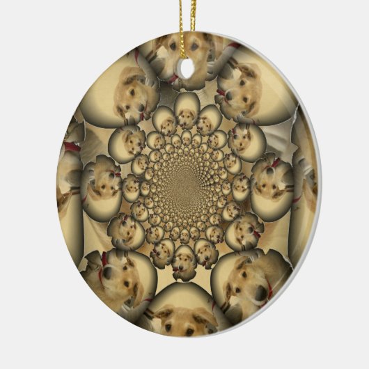 Hakuna Matta Puppies en Dogs oneindigheid verbluff Keramisch Ornament (Links)