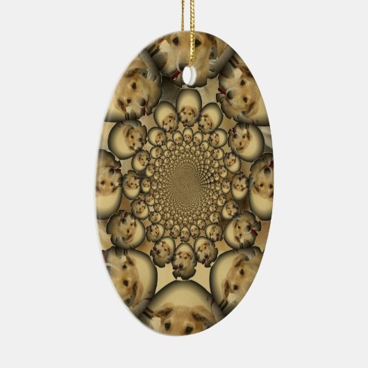 Hakuna Matta Puppies en Dogs oneindigheid verbluff Keramisch Ornament (Rechts)