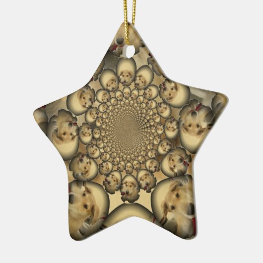 Hakuna Matta Puppies en Dogs oneindigheid verbluff Keramisch Ornament (Links)