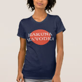 Hakuna Ma'Vodka Grappige Drinkfilosofie T-shirt (Voorkant)