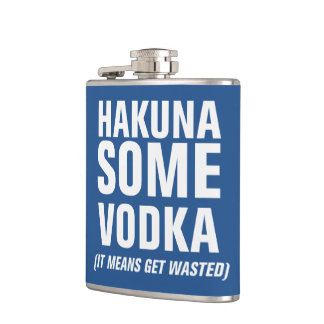Hakuna Sommigen wodka Heupfles
