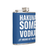 Hakuna Sommigen wodka Heupfles (Rechts)
