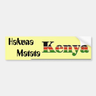         HakunaMatata Bumpersticker