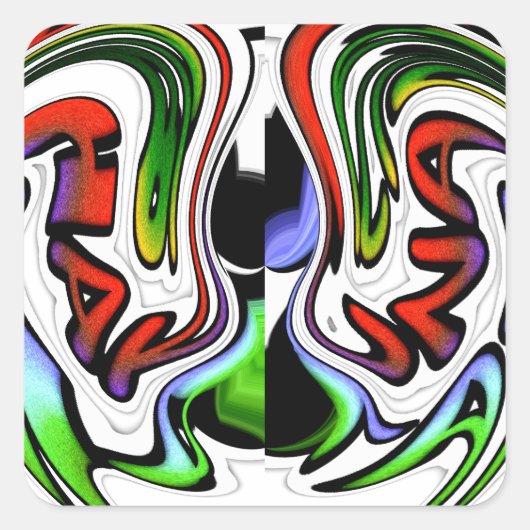 HakunaMatata hakunamatata Gifts Vierkante Sticker (Voorkant)