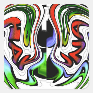 HakunaMatata hakunamatata Gifts Vierkante Sticker