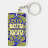 Hakunamatata nieuwste verbazingwekkende Inspireren Sleutelhanger (achterkant)