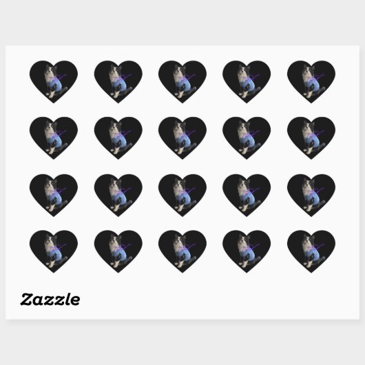 Hakuzi Heart Stickers (Vel)