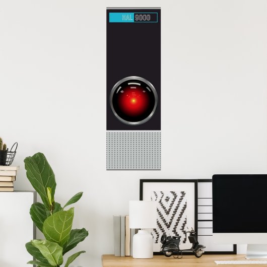 HAL9000 POSTER (Thuiskantoor)
