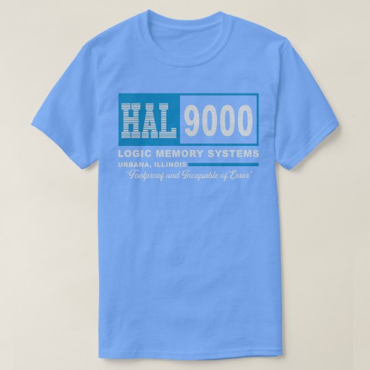 HAL 9000 2001 Een ruimteodyssee versleten T-shirt (Design voorkant)