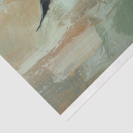 Hal de Halloween Kat Tissuepapier (Detail)