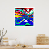 Hal der fantasie poster (Keuken)