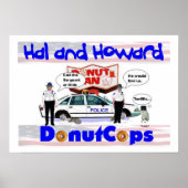 Hal en Howard Donut Cops Poster (Voorkant)
