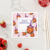 Hal;loween Pompoen Papieren Servetten (Insitu)