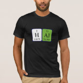 Hal periodiek table name shirt (Voorkant)