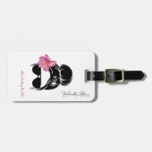 HAL Sky Doll Hibiscus door Wander met Aloha Luggag Bagagelabel (Voorkant horizontaal)