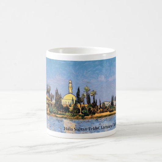 Hala Sultan Tekke Mosque op een Mok (Center)