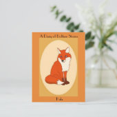 Hala the Good Fox Briefkaart (Staand voorkant)