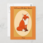 Hala the Good Fox Briefkaart (Voorkant / Achterkant)