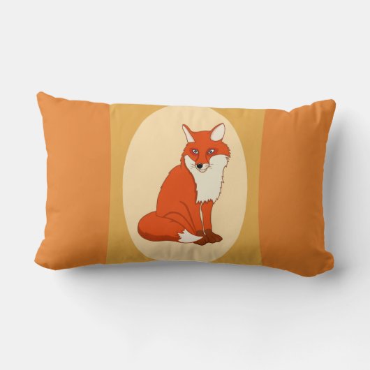 Hala the Good Fox Reversible Kussen (Achterkant)