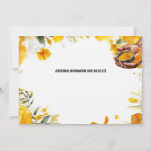 Haladi specerij ceremonie Indiase traditionele bru Kaart (Achterkant)