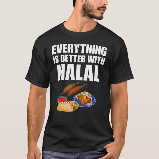 Halal Apparel Halal Design T-shirt (Voorkant)