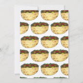 Halal Chicken Rice Middle Eastern Food Festival Kaart (Achterkant)