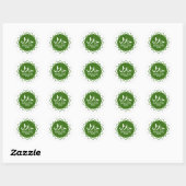 Halal Engels Arabisch Zakelijk Ronde Sticker (Vel)