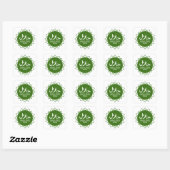Halal Engels Arabisch Zakelijk Vierkante Sticker (Vel)
