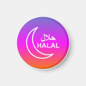 Halal Engels Arabische Zakelijke Magneet (Voorkant)