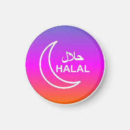 Halal English Arabic Business Magneet