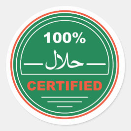 Halal-gecertificeerde Sticker